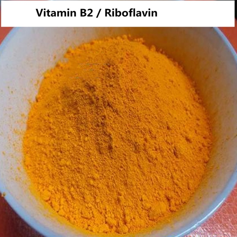 99% Vitamin B2-Pulver (Riboflavin) Nahrungsergänzungsmittel - 20gr