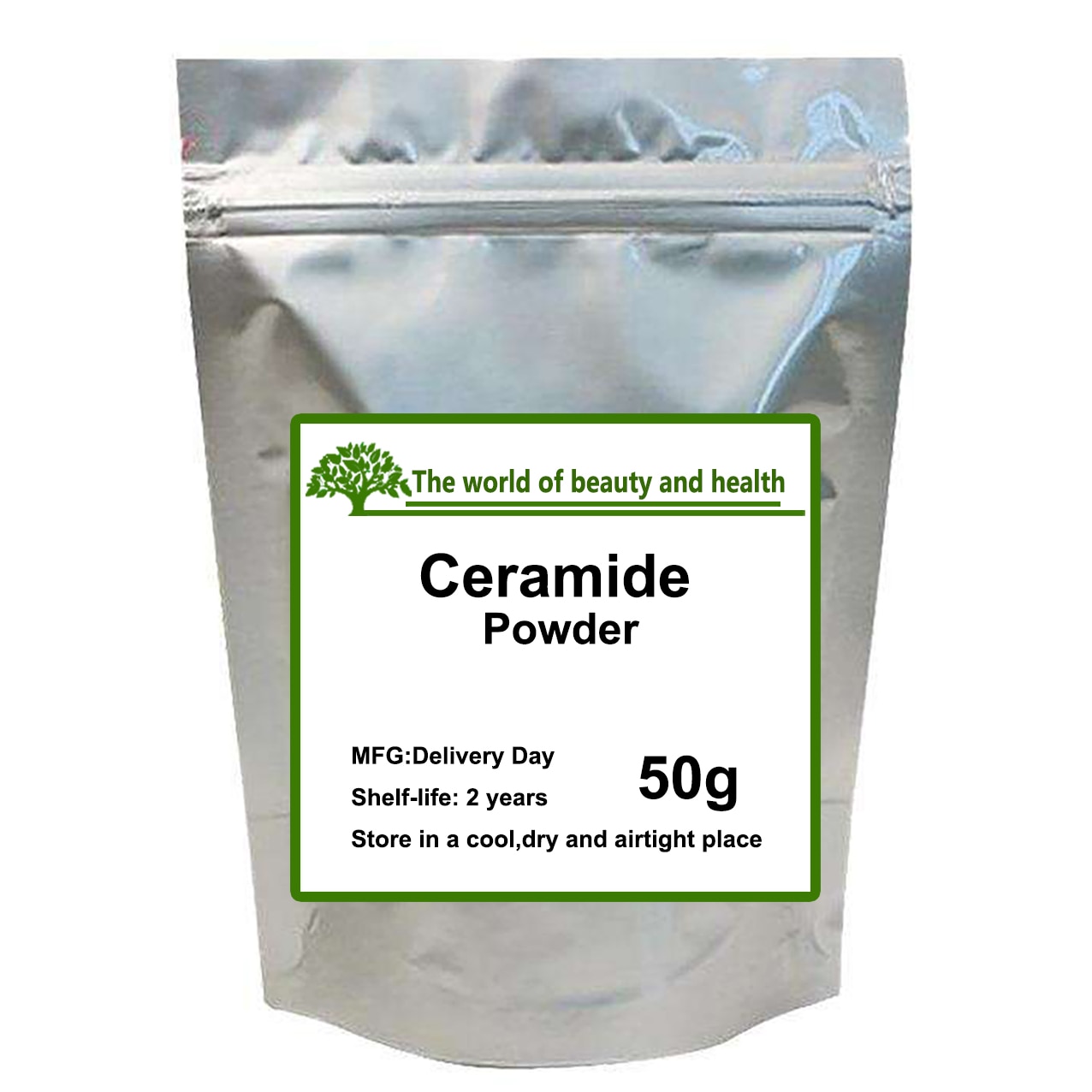 High Grade Ceramide Powder, Rice Bran Extract Moisturizing, Anti-Aging