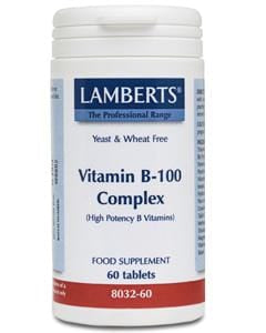 Lamberts Vitamin B-100 Complex, 60 tabletter