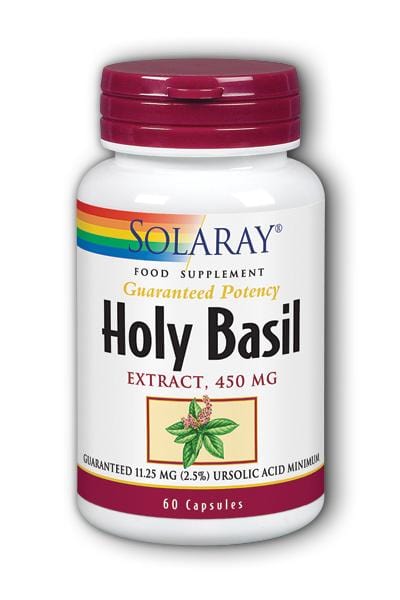 Solaray Holy Basil, 450mg, 60 kapslar