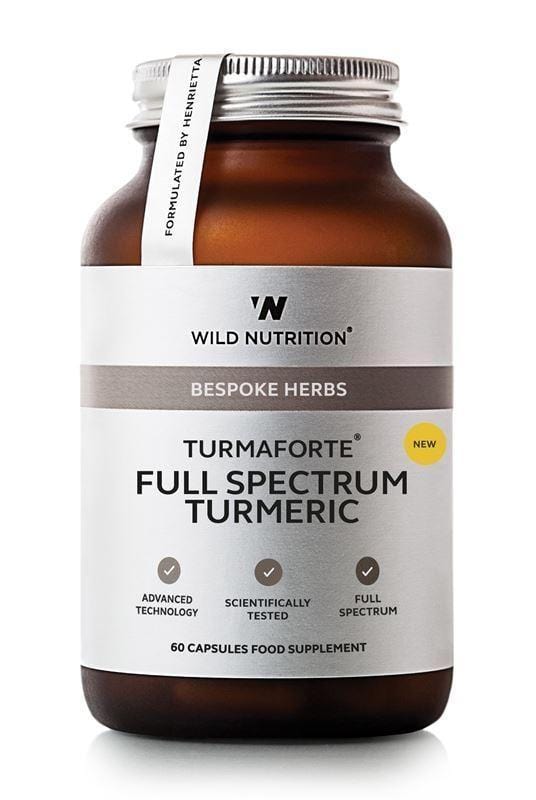 Wild Nutrition Turmaforte Volledig Spectrum Kurkuma, 60 Capsules