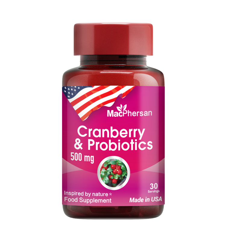 30 Probiotyki żurawinowe na kondycję przewodu pokarmowego