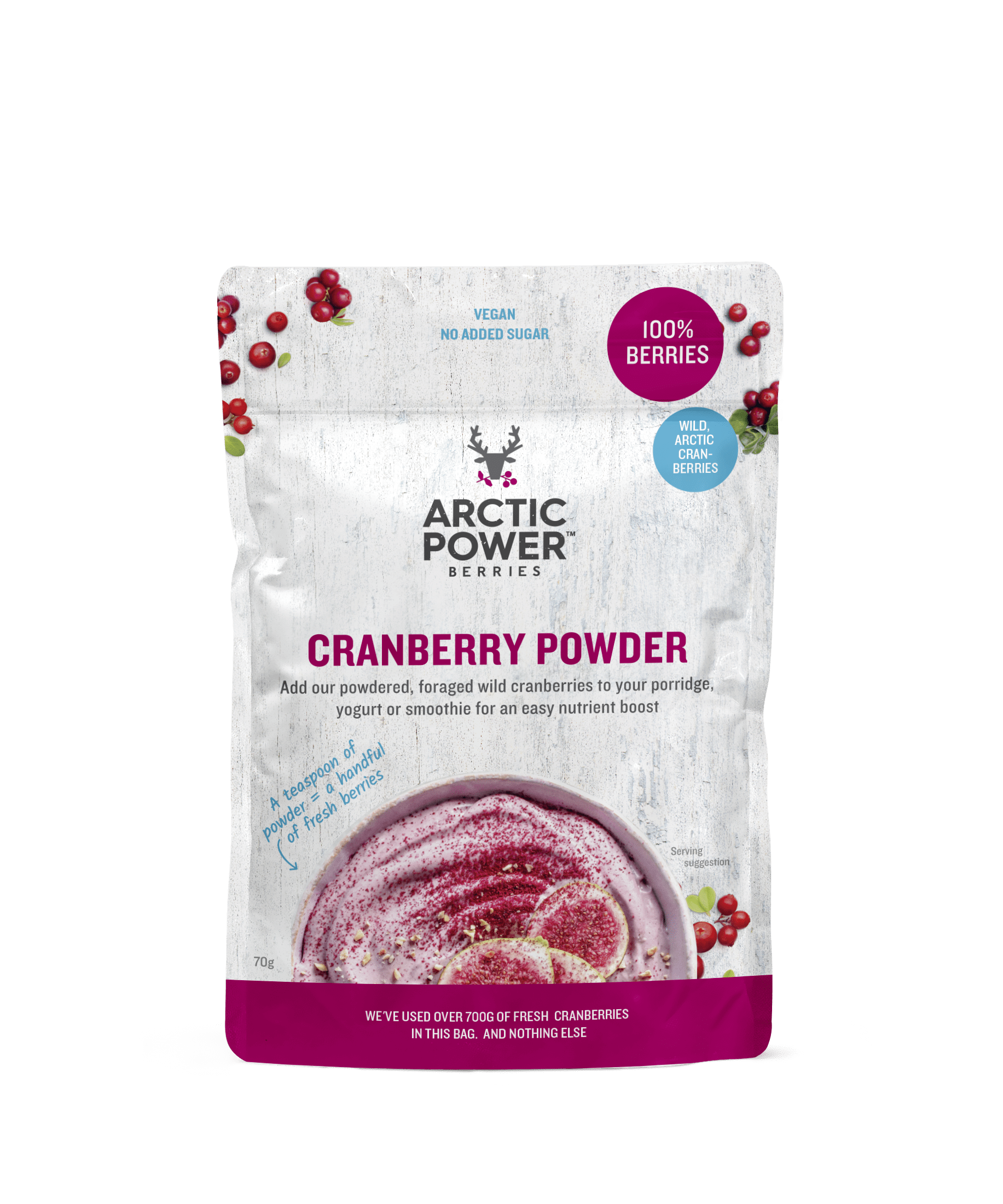 Arctic Power Berries Cranberry Powder, 70gr