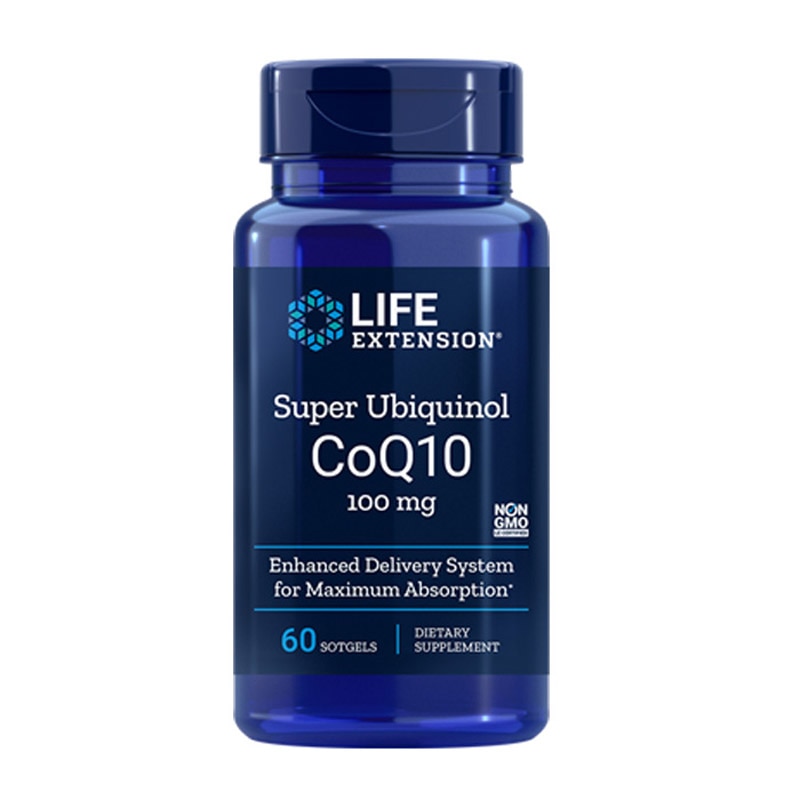 Fri frakt super ubiquinol CoQ10 100 mg 60 kapslar
