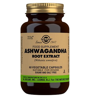 Solgar Ashwagandha-Wurzel-Extrakt - 60 Kapseln