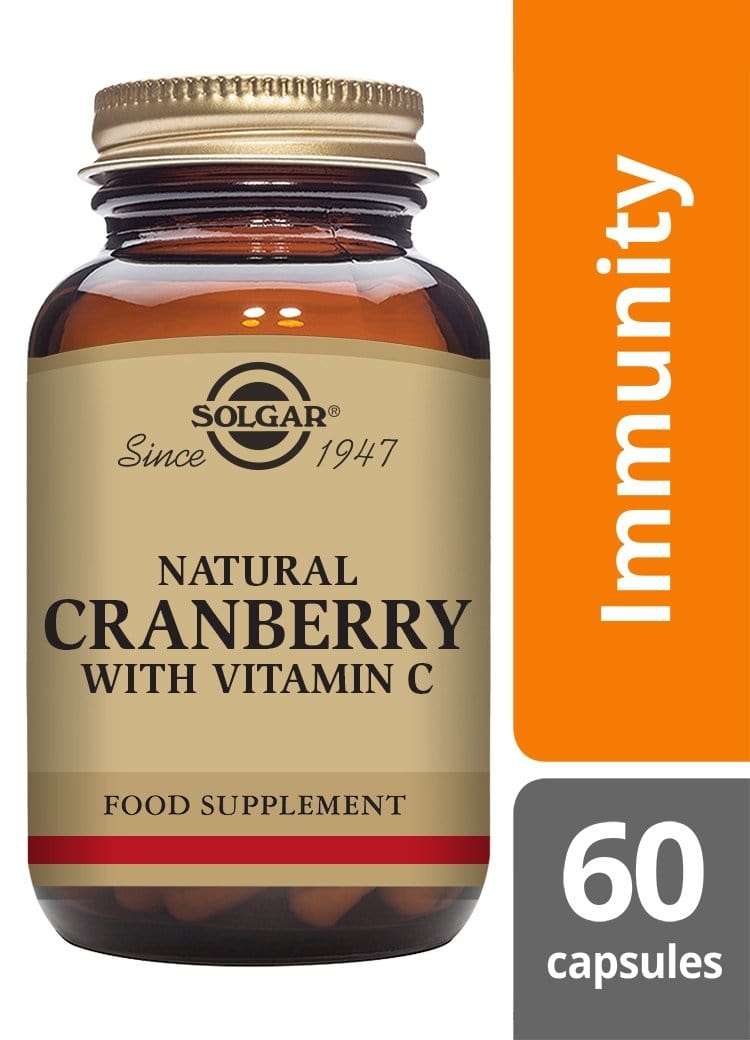 Solgar Cranberry-Extrakt mit Vitamin C, 60 VCapsules
