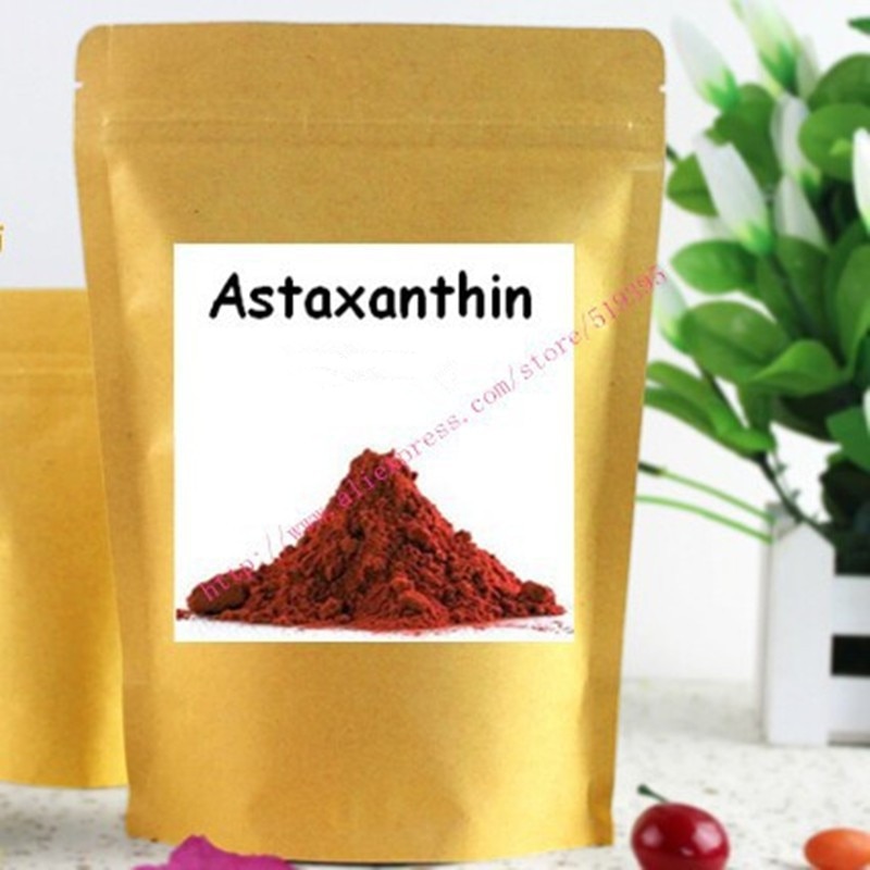 100g de Astaxantina en polvo, 99% Extracto de Haematococcus Pluvialis