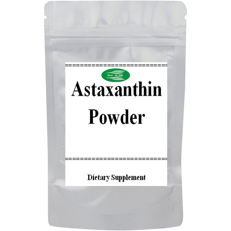 100gr Polvo de Astaxantina Natural 99% Extracto de Haematococcus Pluvialis Potente Antioxidante