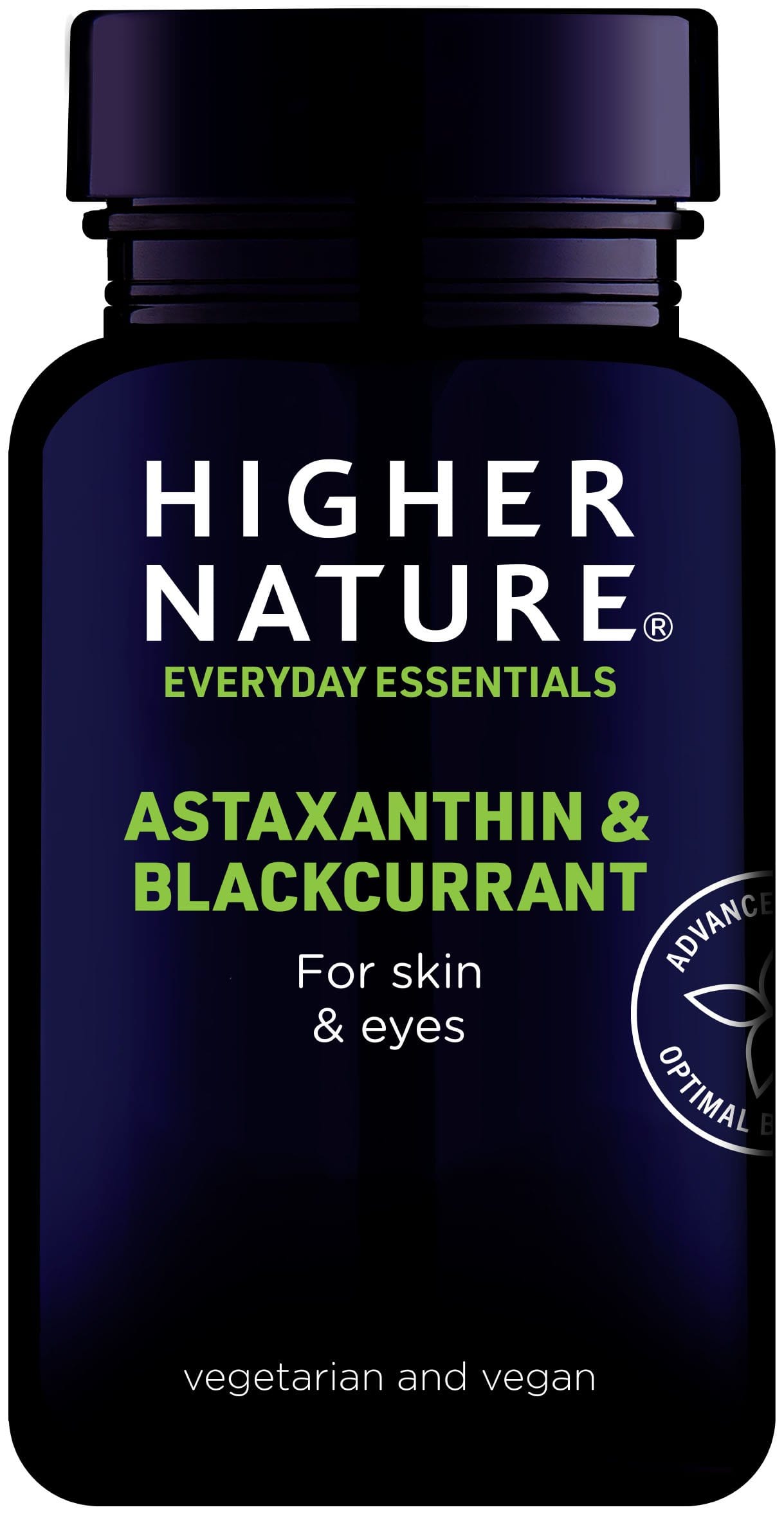 Higher Nature Astaxanthin & Blackcurrant, 90 kapsułek VCapsules