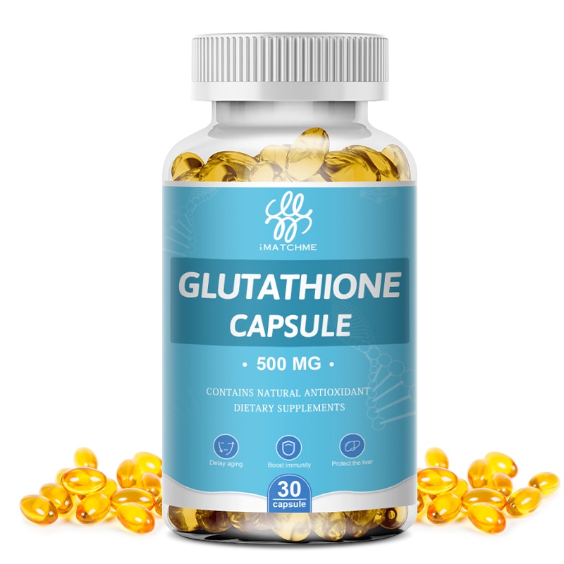 iMATCHME Glutathion-Kapseln Kollagen Antioxidans, Stärkung der Immunität Ergänzung