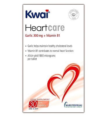 Kwai Heart Care vitlök 300mg plus vitamin B1 30 tabletter