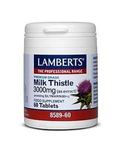 Lamberts Milk Thistle 3000mg, 60 таблетки