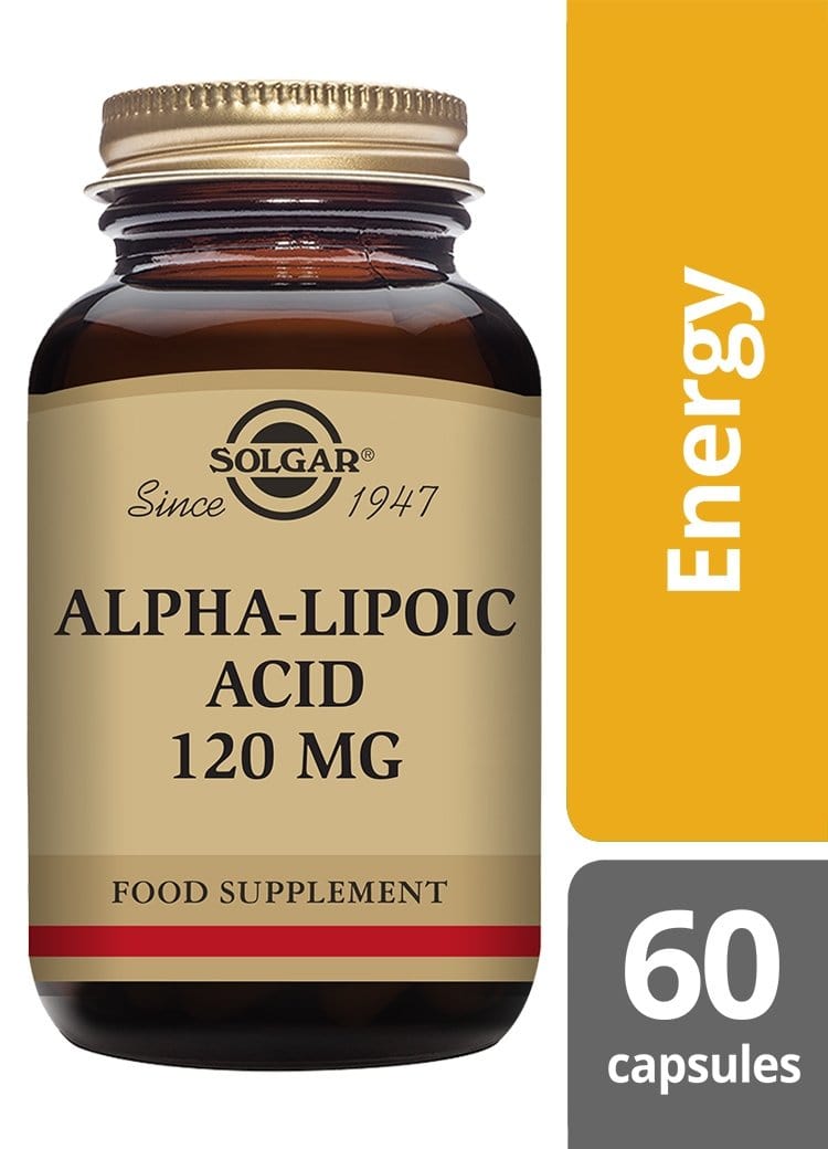 Solgar Alpha Lipoic Acid, 120mg, 60 kapsułek