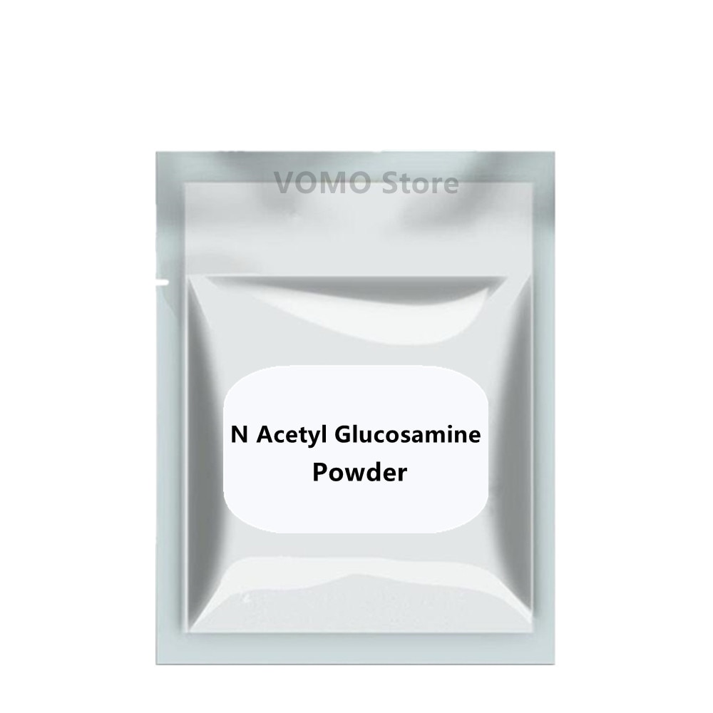 200/500/1000g N Acetil Glucosamina en polvo, ingrediente cosmético puro, antienvejecimiento, aclarador de la piel