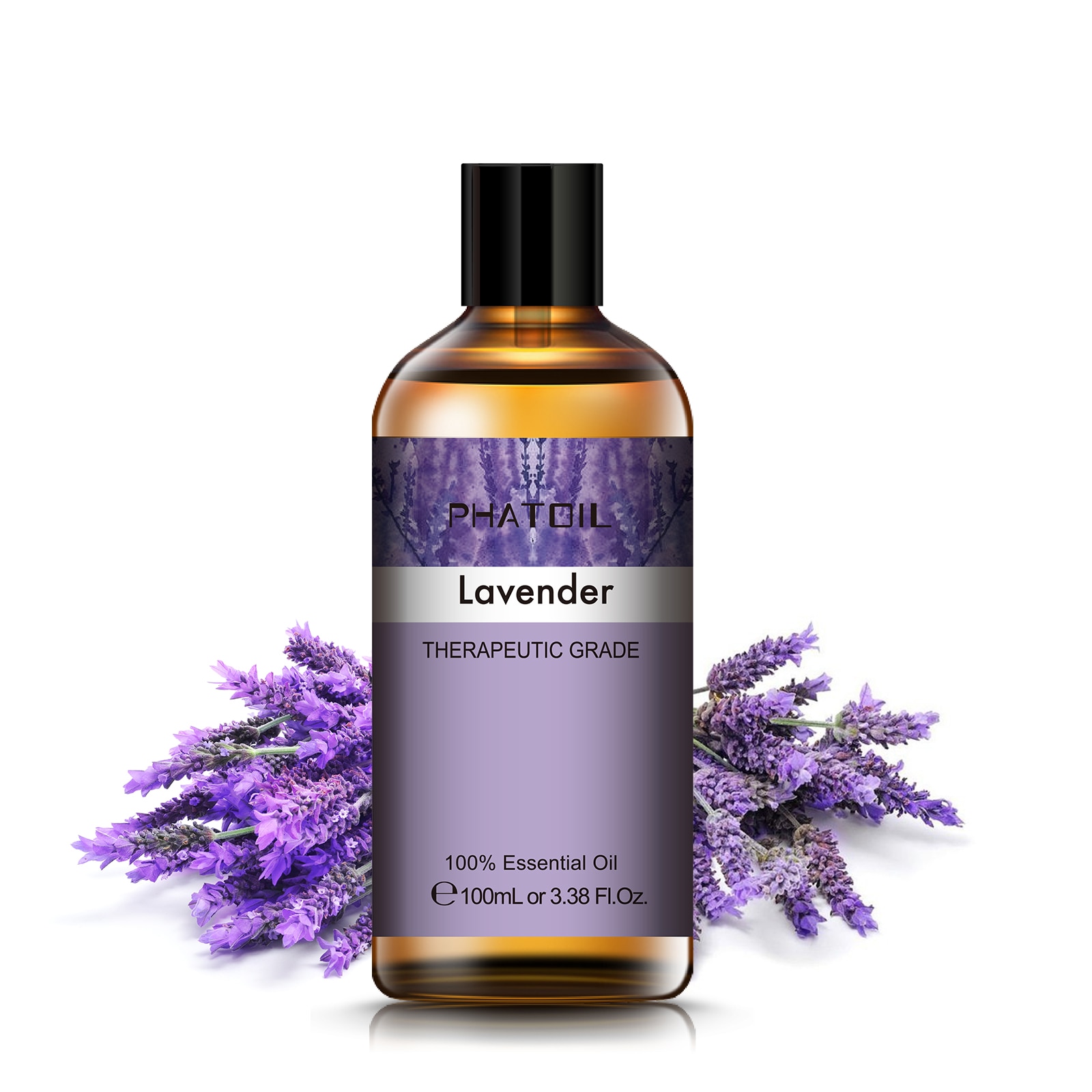 3.38Oz 100ml Lavender Essential Oil Dyfuzor Czyste Naturalne Roślinne Olejki Eteryczne Wanilia Mięta Cytryna Drzewo Herbaciane Cytronella Aroma