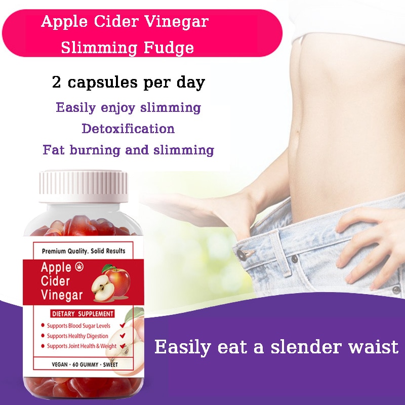 Apple Cider Vinegar Rapid Ketogenic Energy Gummies Fat Burner Food Sugar&Oil Blocking for Men and Women Produits de perte de poids