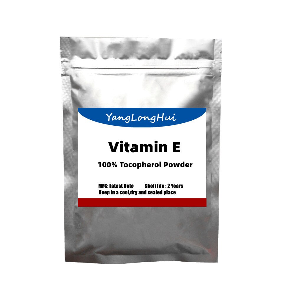 Cel mai bun 100% Super Vitamina E Pulbere, Tocopherol Suplimente Anti-rid Regenerarea serului de regenerare a serului Spotted Acne Whitening Cream Powder