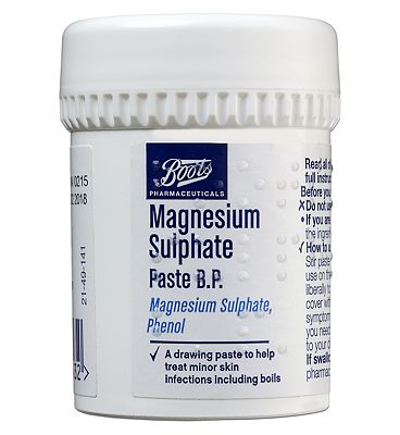 Boots Pharmaceuticals Magnesium Sulfate Paste B.P 50g