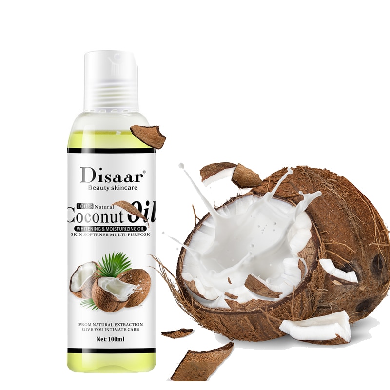 Kokosnussöl Beruhigt trockene Haut Lindert Fältchen Gesichtsmassageöl Nährt das Haar Entfernt Frizz Haarpflegeöl Strafft die Haut Körperöl