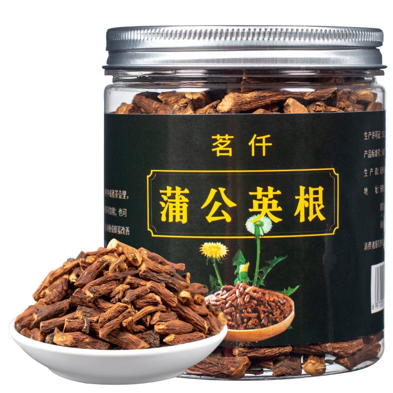 Thé de racine de pissenlit Changbai Mountain Antibactérien Détoxification Produits de soins de beauté Cadeaux de fête 200g