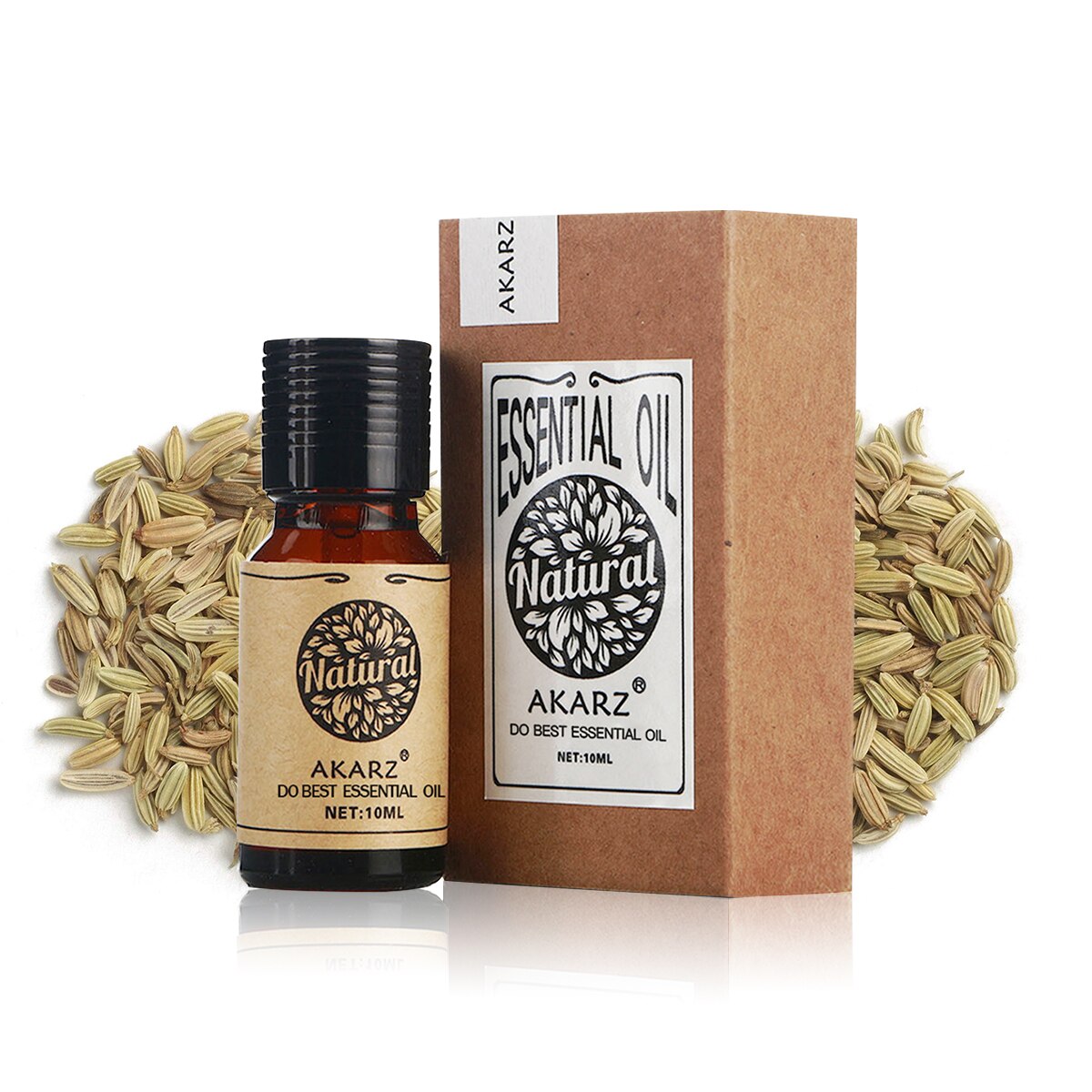 Fennel Essential Oil AKARZ Natural Aromatic for Aromatherapy Body Skin Care Aroma 10ml 30ml 100ml