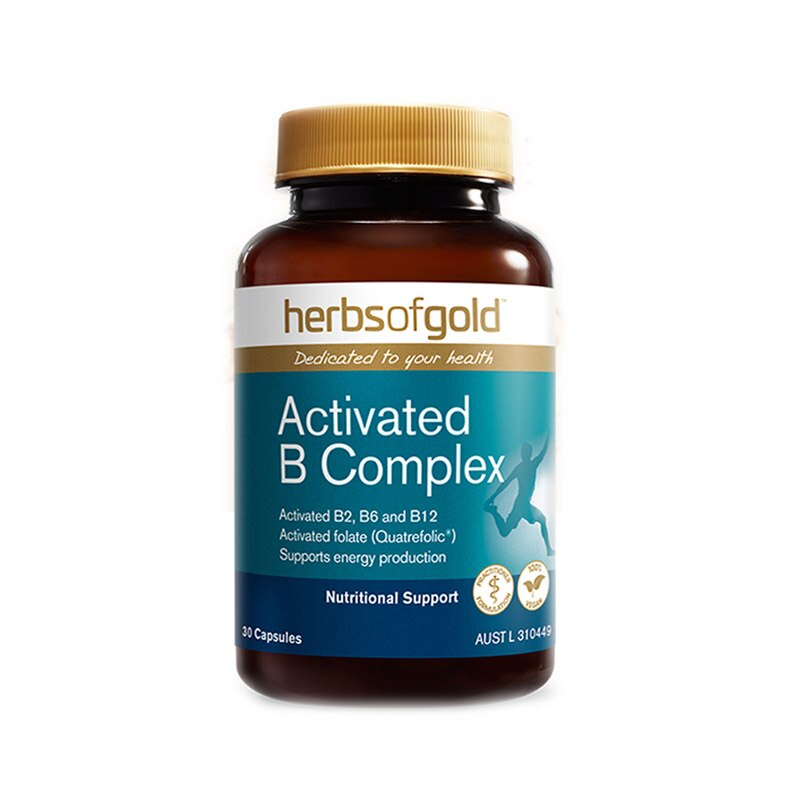 HerbsofGold B Complex Vitamin 30 Capsules/Bottle
