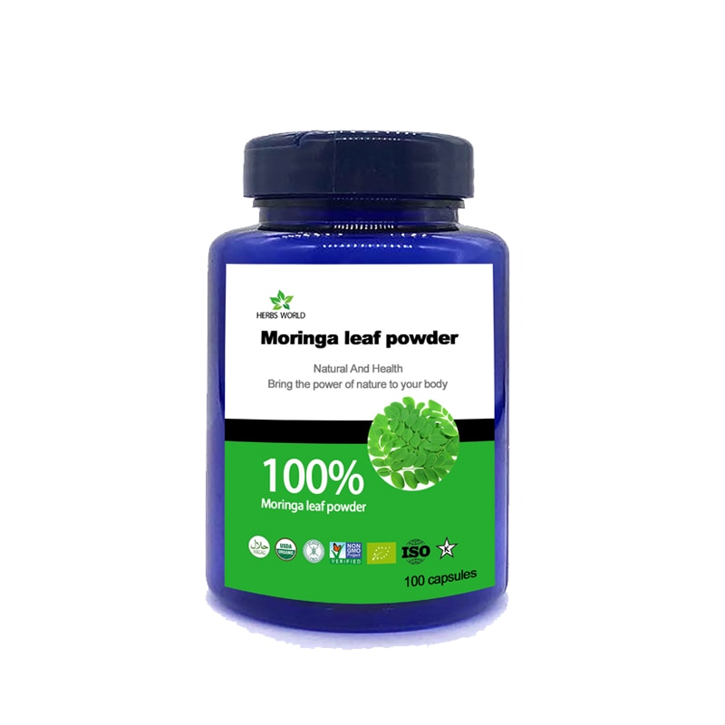 Högkvalitativt rent Moringa Leaf Powder Moringa Oleifera Leaf Powder Moringa Powder Organic Oleifera Leaf