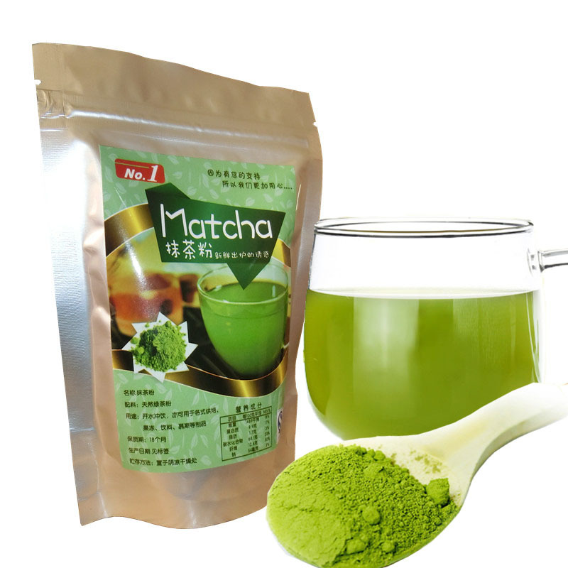 Poudre de thé vert Matcha Thé vert pur biologique certifié naturel Premium Cuisine Cuisine Fournitures d'appoint