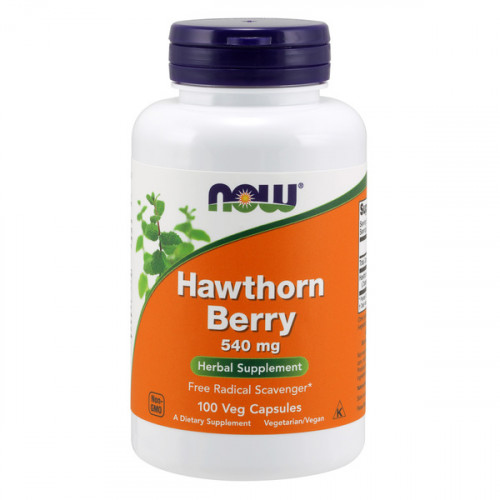 NOW Foods Hawthorn Berry, 540mg - 100 vcaps
