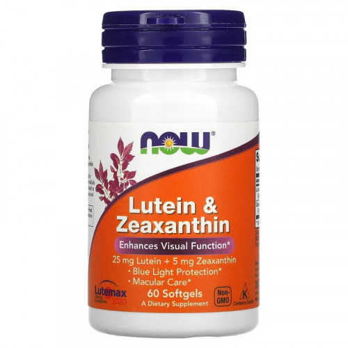NOW Foods Lutein & Zeaxanthin - 60 softgels