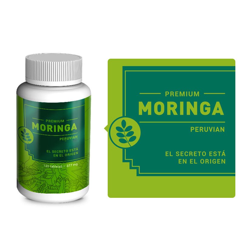 Peru Moringa Leaf Extract Boost immuniteit 120 caps/doos