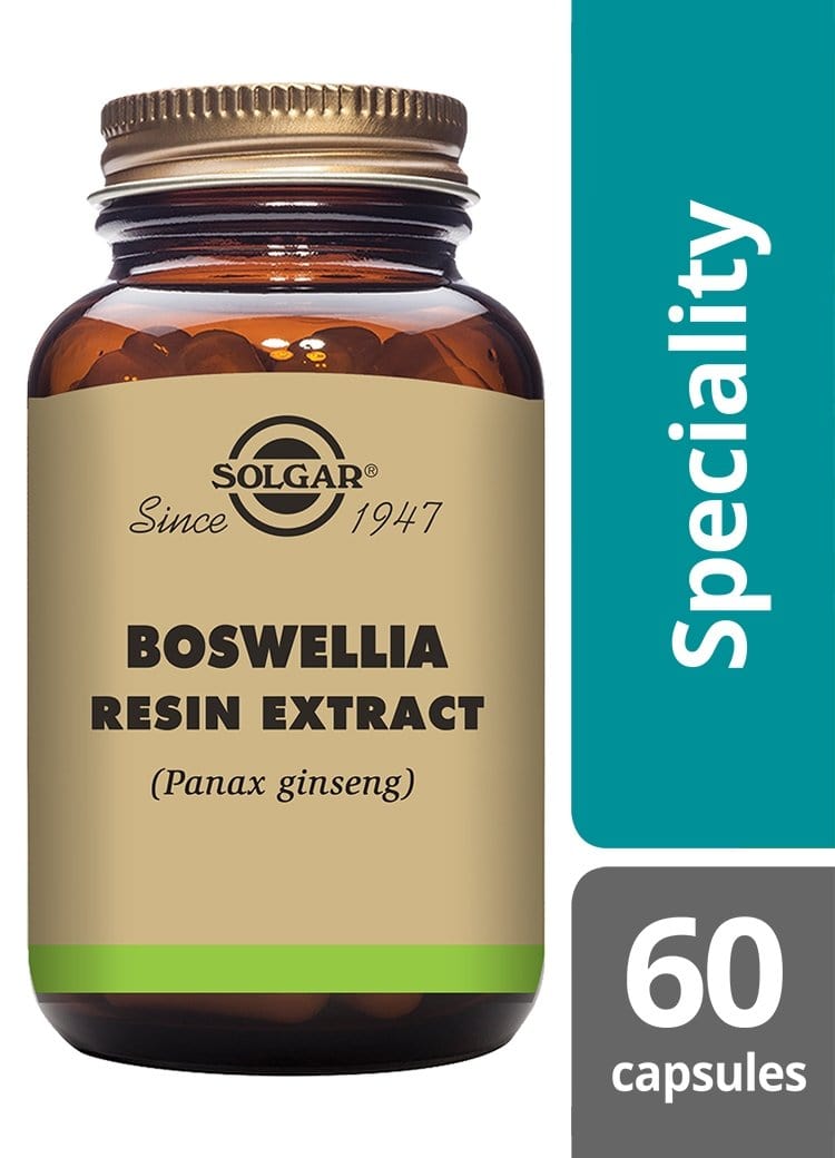 Extracto de Resina Solgar Boswellia, 60 Cápsulas de VC