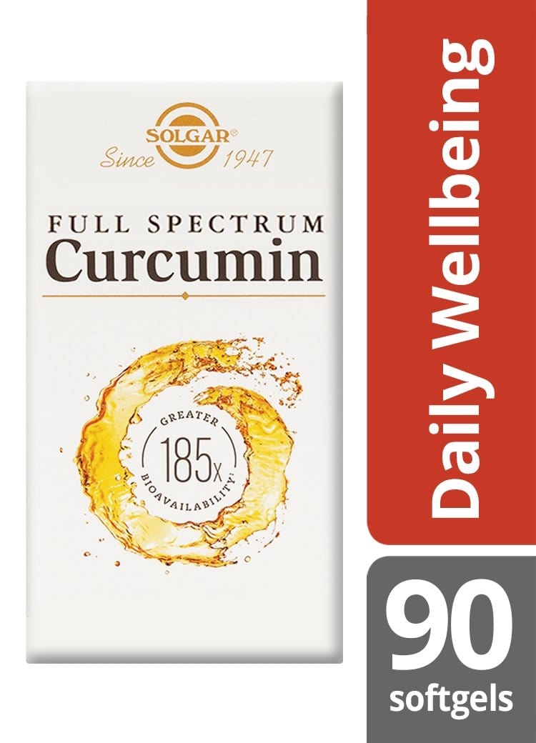 Solgar Full Spectrum Curcumin, 90 capsules molles