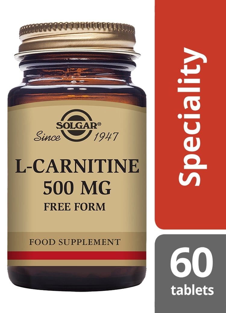 Solgar Maxi L-Carnitine, 500mg, 60 Tablets