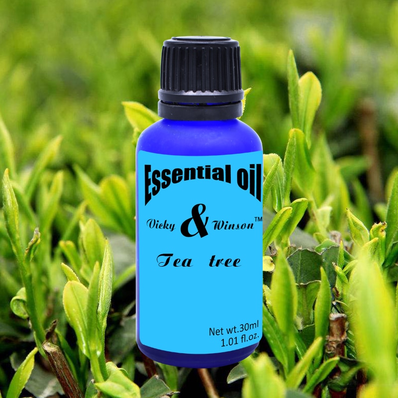 Vicky&winson Tea tree aromatherapy essential oils 30ml Water - soluble humidifier pure plant aroma désodoriser