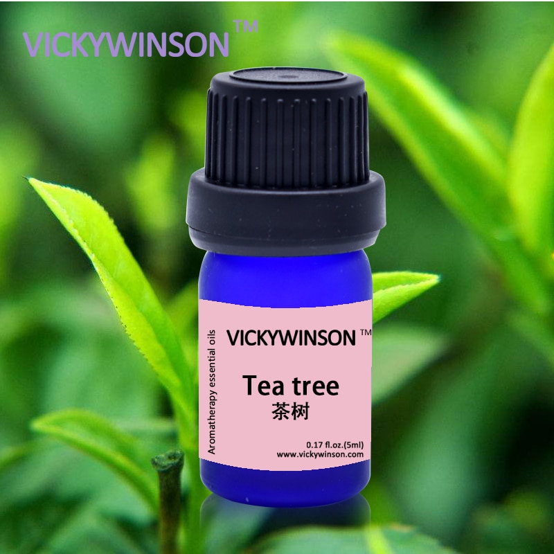 VICKYWINSON茶树精油，用于扩散器加湿器，纯天然Orgnic香薰，5ml除臭。
