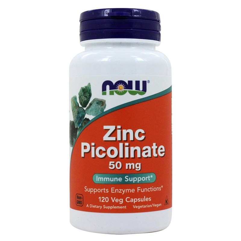 Pikolinian cynku 50 mg Wspomaganie funkcji enzymatycznych układu odpornościowego 120 kapsułek roślinnych