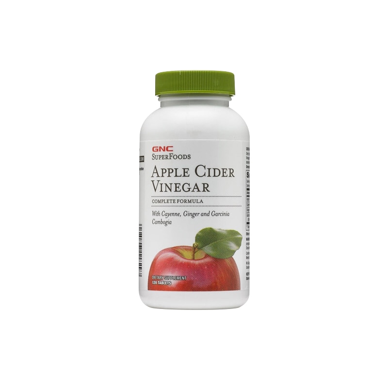 120 tabletas de complejo de vinagre de sidra de manzana Super Foods