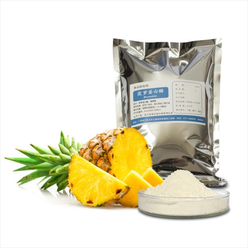 Bästa pris Naturligt ekologiskt enzympulver ananas extrakt Bromelain