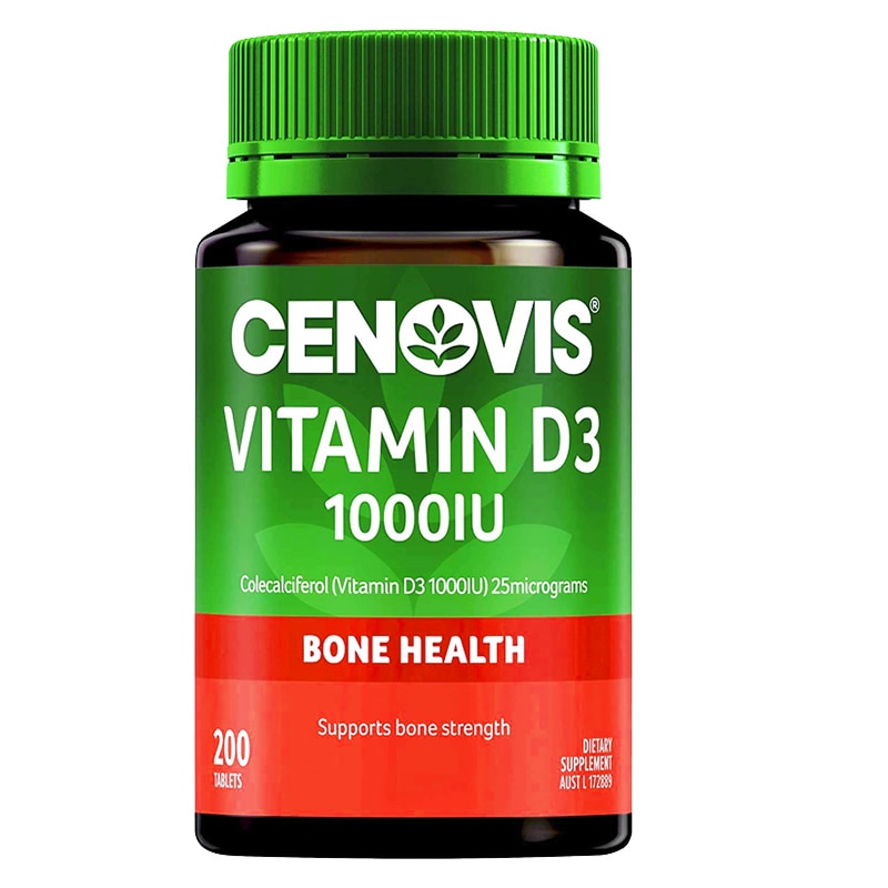 Cenovis vitamina d3 200 comprimidos/botella