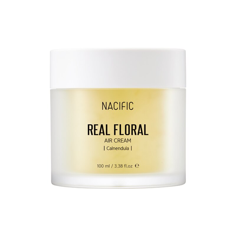Ansiktskräm - Real Calendula Floral Air Cream (Nacific Korea kosmetisk Hudvård Ansiktsvård Sminkning Fukt Lotion Sale)