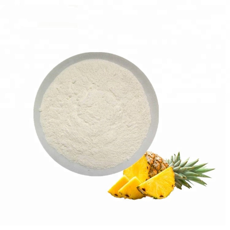 Högkvalitativt ananasextrakt Enzyme Bromelain Powder, hämmar tumörcellstillväxt, främjar absorptionen av näringsämnen, vitare