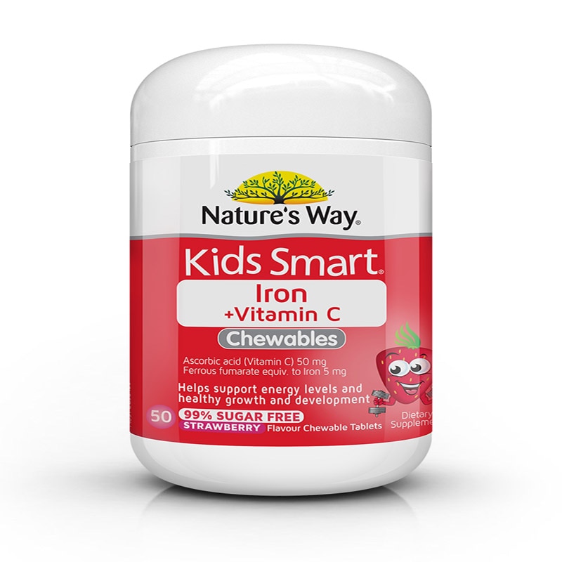 Nature's Way Children's Iron Supplement Chewable Tablets 50 kapslar/flaska