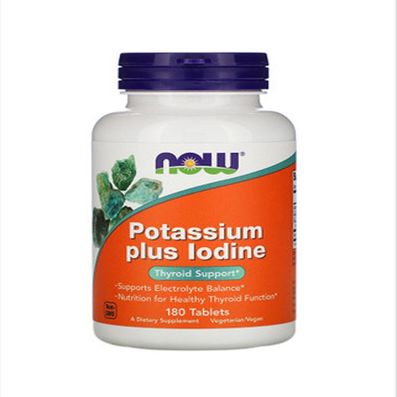 Potassium Pous Lodine 180 kapsułek Wsparcie dla tarczycy