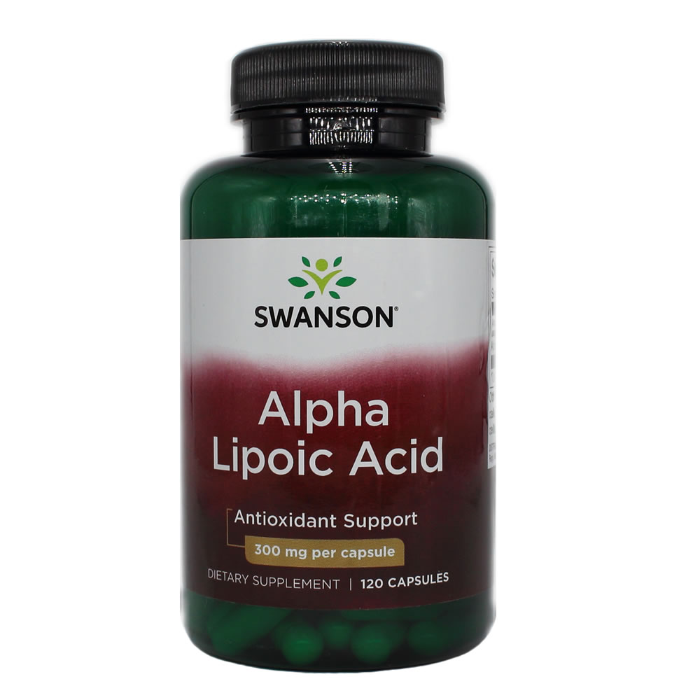 Swanson Alpha Liponsyra 300 mg 120 kapslar