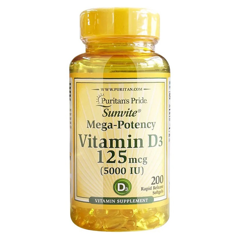 La vitamina D3 200 cápsulas ayuda a la absorción del calcio