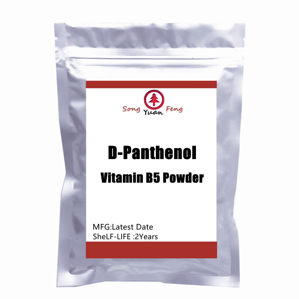 100g-1000g Premium D-Panthenol-Pulver Vitamin B5, Unterstützung der Gesundheit