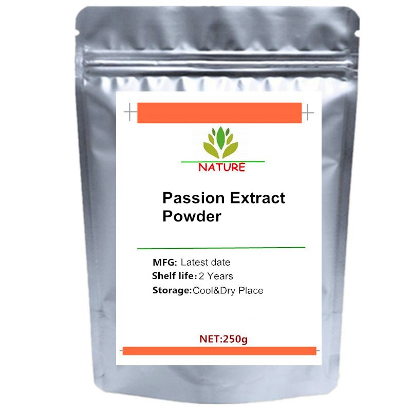 Passion Flower 10:1 Extract Powder for Anxiety Insomnia Epilepsy Hyperactivity
